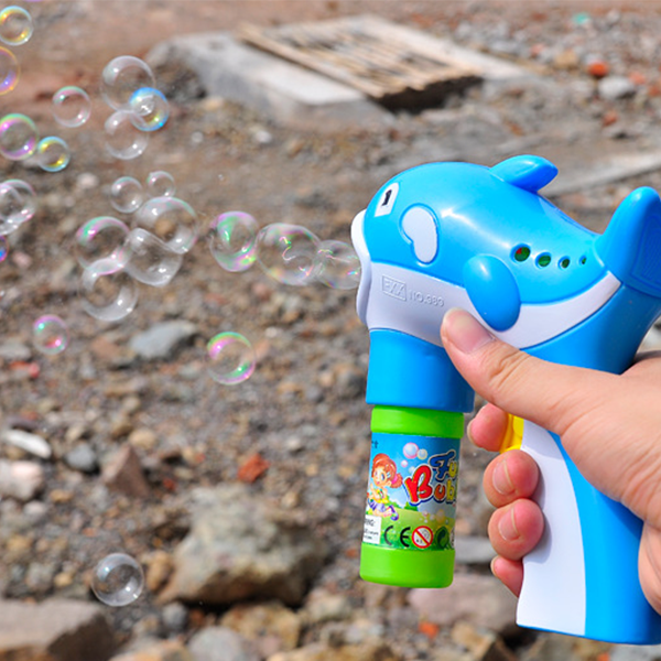 electric dolphin bubble gun