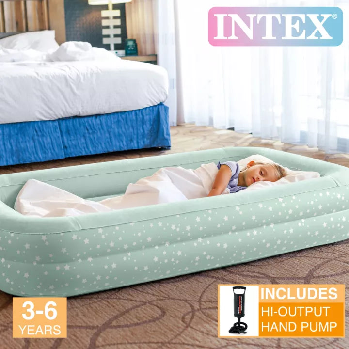Intex Kids Travel Bed Set With Hand Pump