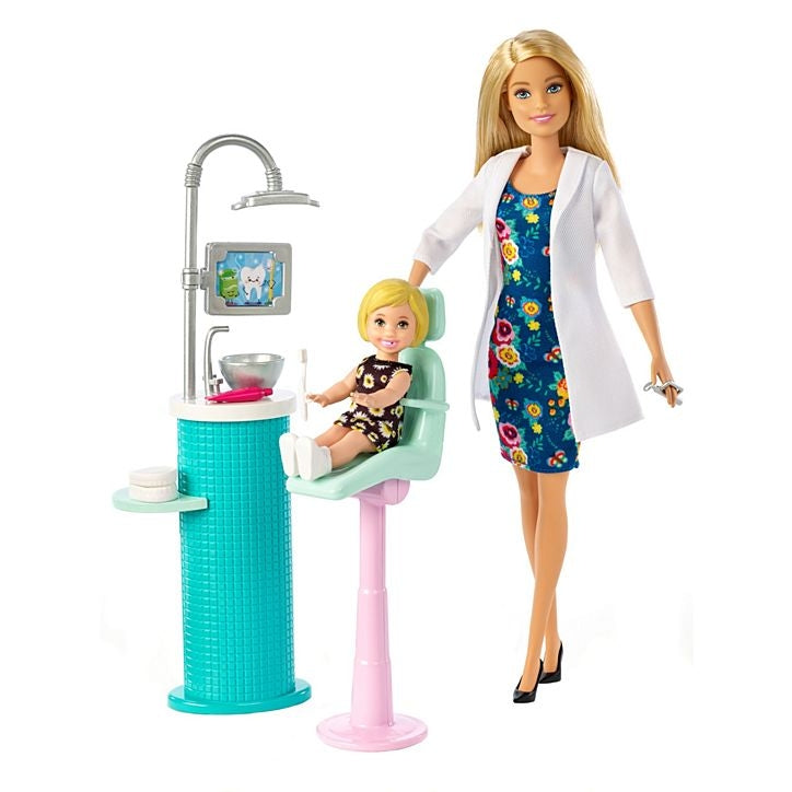barbie dentist doll playset