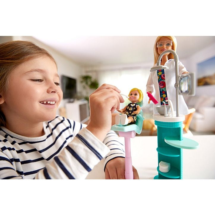 barbie dentist doll playset