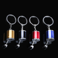Thumbnail for 3D Gear Knob KeyChain - 2 Pcs