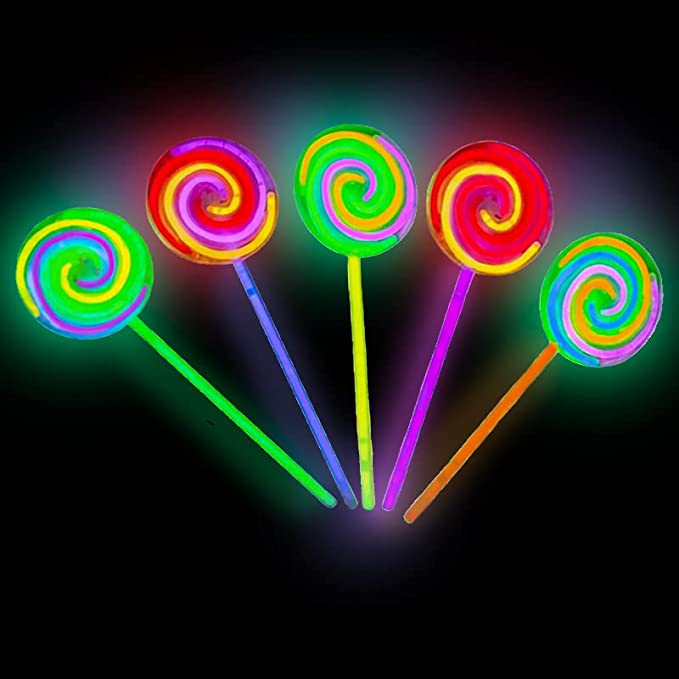Glow Stick Spinning Lollipop