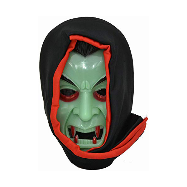 halloween dracula vampire mask green