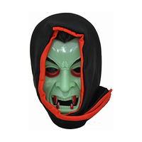 Thumbnail for halloween dracula vampire mask green