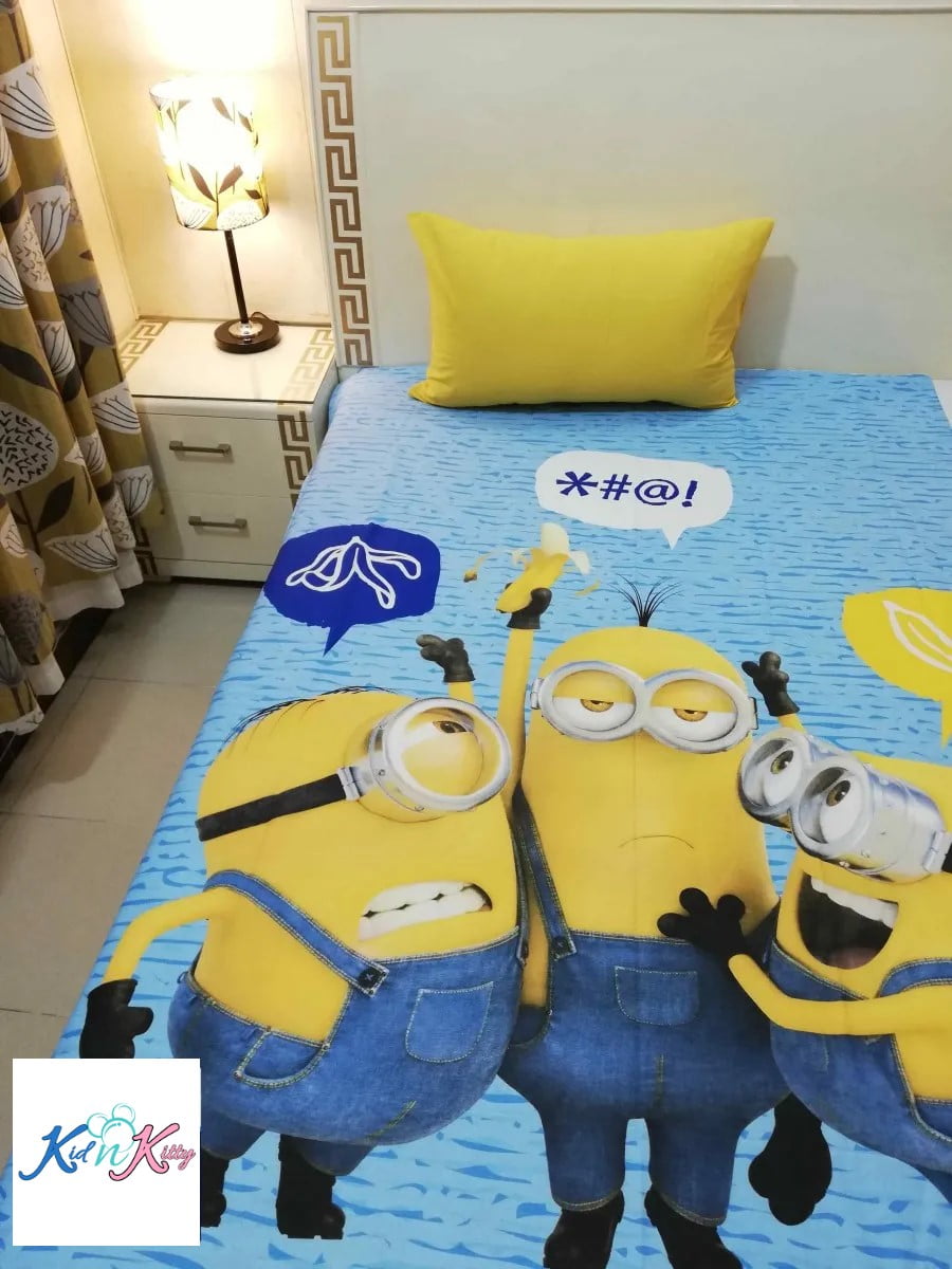 Minion Kids Bed sheet