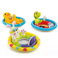Thumbnail for Intex Pool Rider Floats Ring Tube, Duck, Bunny & Racing Turtle -