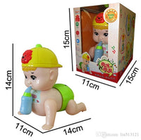 Thumbnail for newborn crawling baby b o