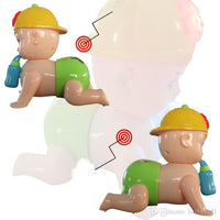 Thumbnail for newborn crawling baby b o