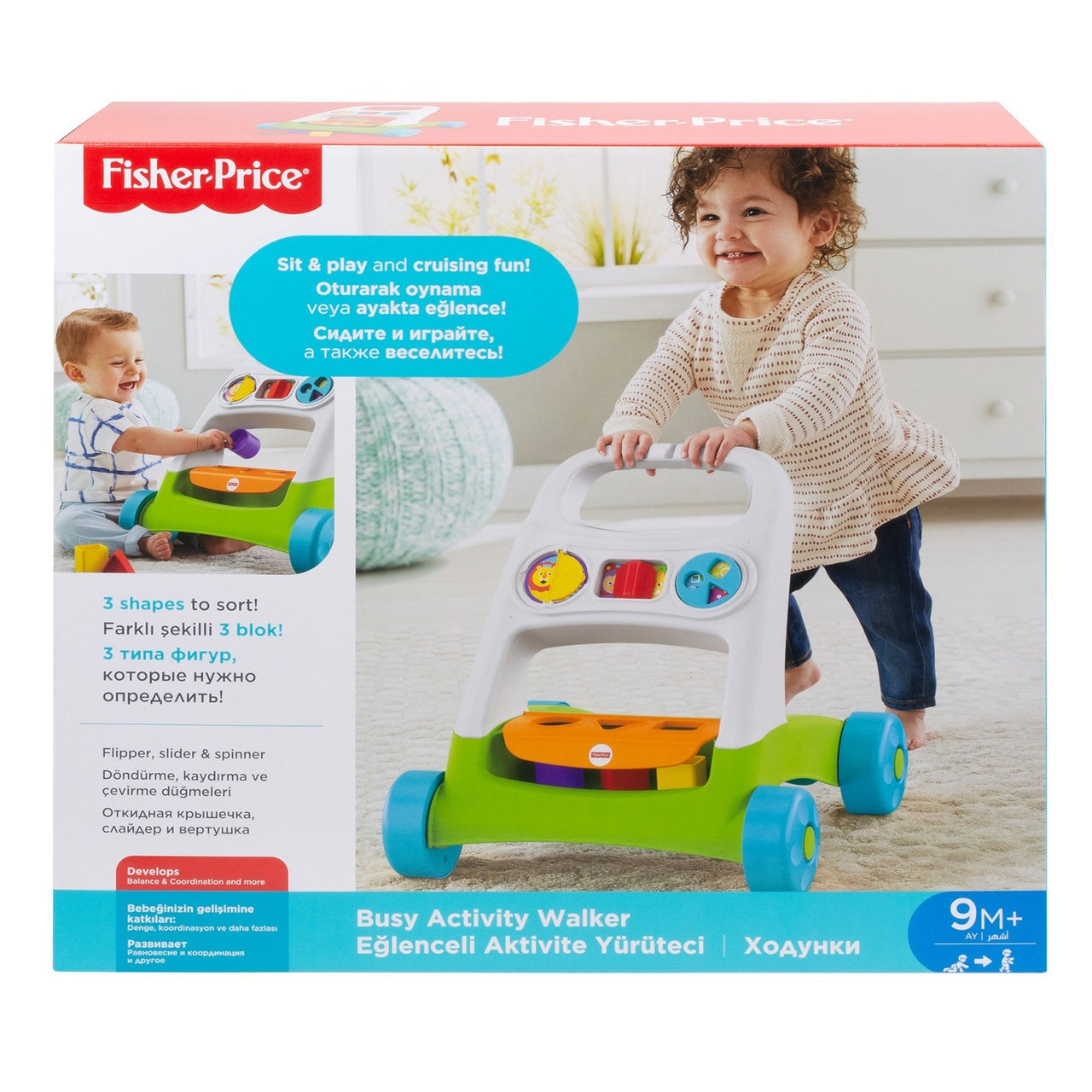 fisher price busy activity walker