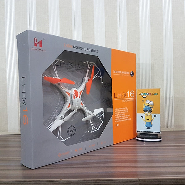 remote control quadcopter with 6 axis gyro lh x16