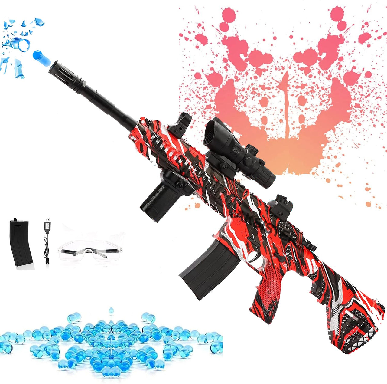 2 in 1 Automatic And Manual M-416 Gel Blaster Gun Toy