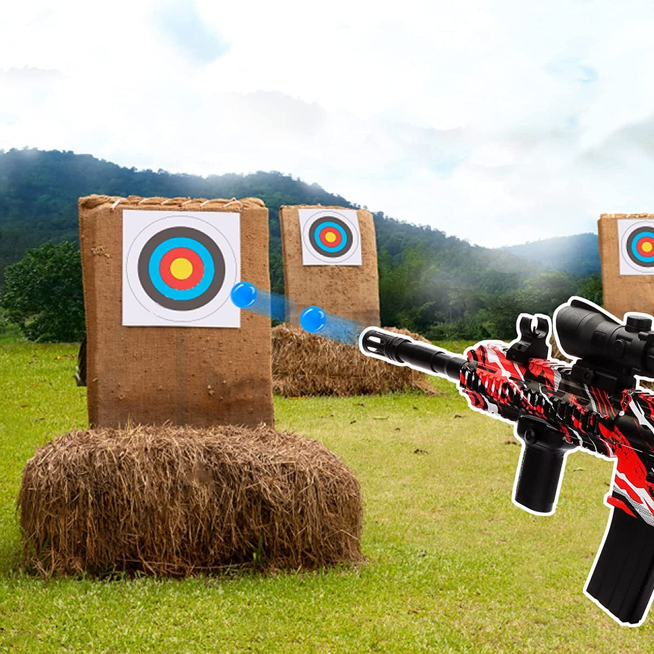 2 in 1 Automatic And Manual M-416 Gel Blaster Gun Toy