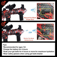 Thumbnail for 2 in 1 Automatic And Manual M-416 Gel Blaster Gun Toy