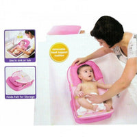 Thumbnail for mastela deluxe baby bather pink