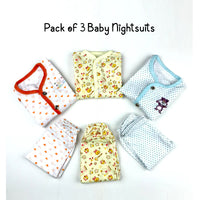 Thumbnail for Baby Nightsuit Pack of 3