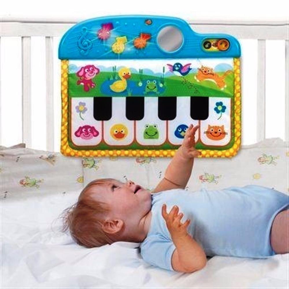 winfun piano cradle for baby musical fabric