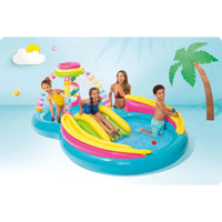 Thumbnail for Intex  Rainbow Inflatable Playground Pool