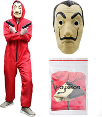 Thumbnail for Money Heist Halloween Costumes with Mask