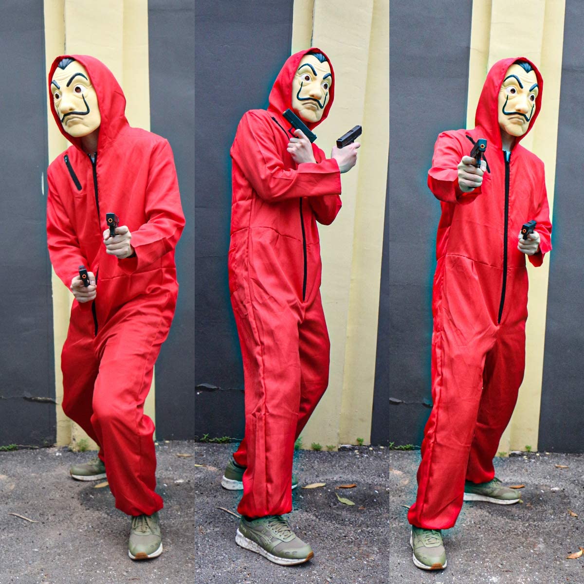 Money Heist Halloween Costumes with Mask