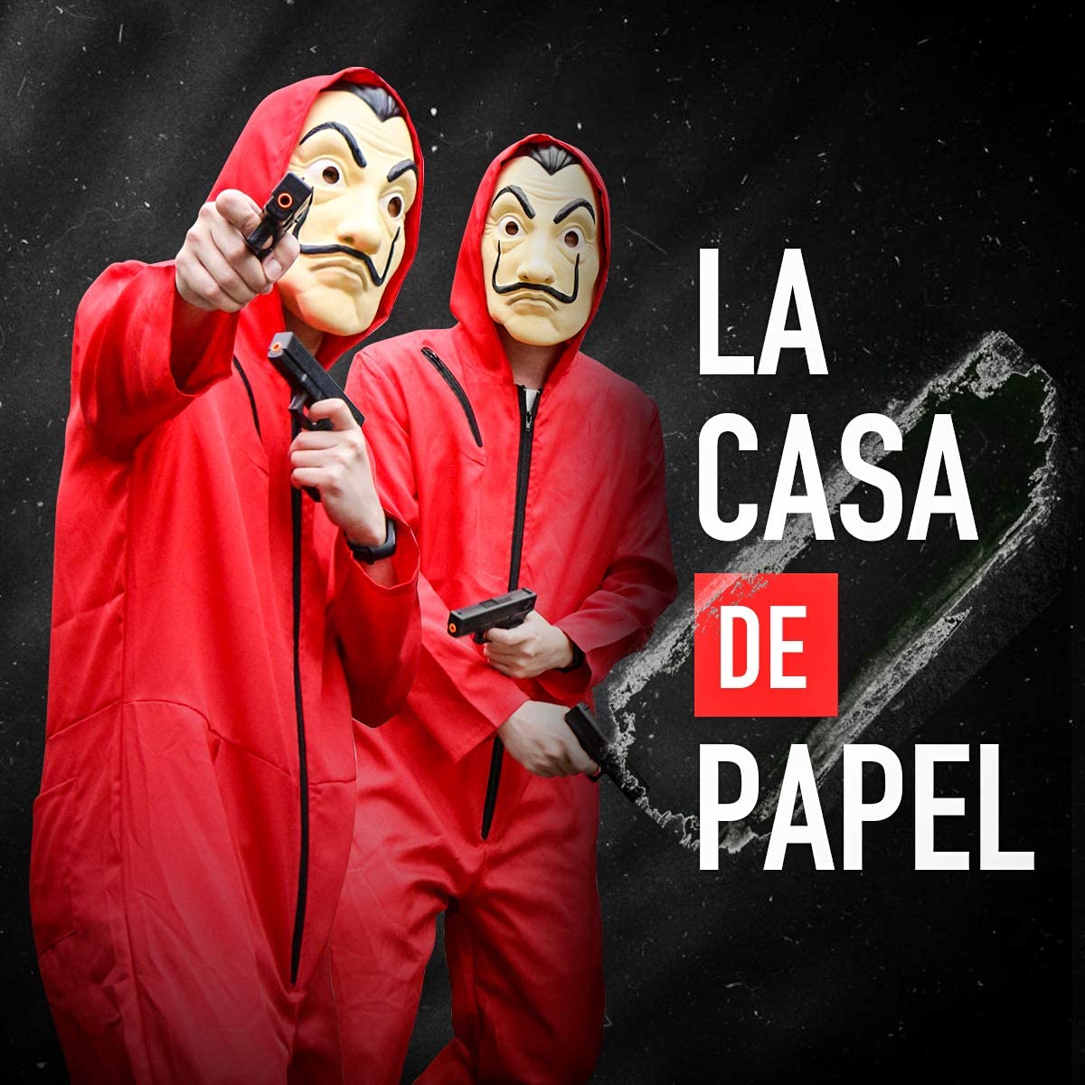Money Heist Halloween Costumes with Mask