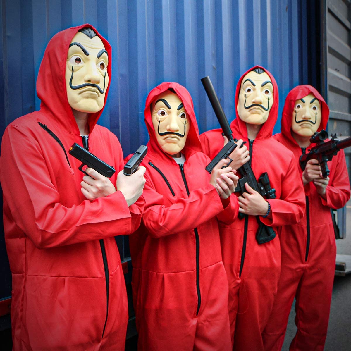 Money Heist Halloween Costumes with Mask