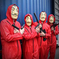 Thumbnail for Money Heist Halloween Costumes with Mask