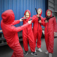 Thumbnail for Money Heist Halloween Costumes with Mask