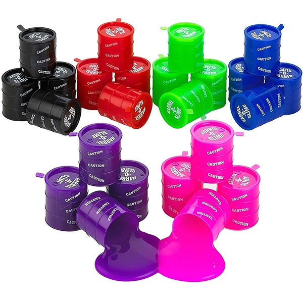 Colored Barrel O Slime (Pack Of 5)