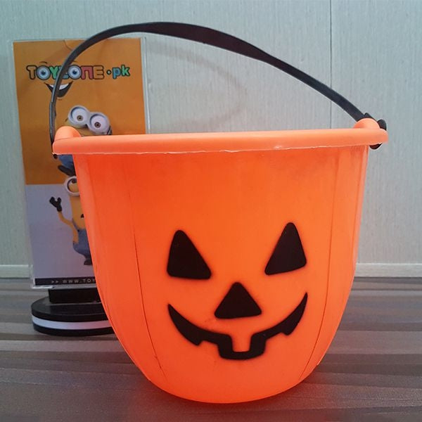 halloween pumpkin treat bucket