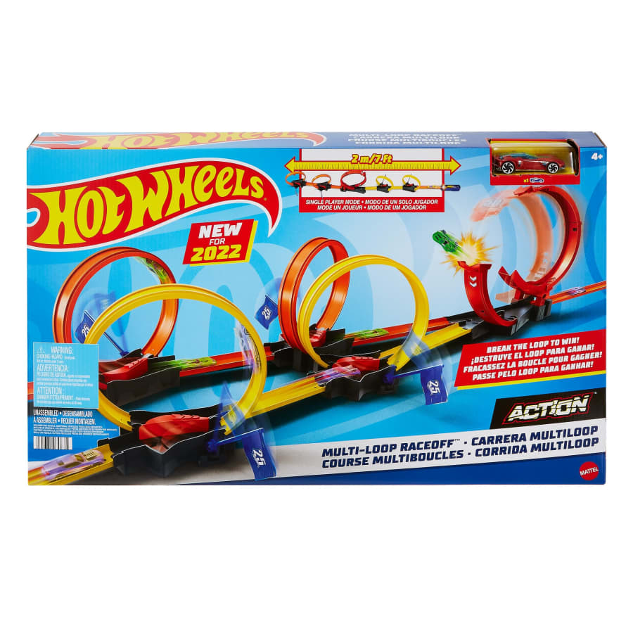 Hot Wheels Multi-Loop Race Off Playset